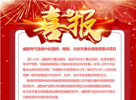 威勝電氣連續(xù)中標國網(wǎng)、南網(wǎng)、北京冬奧會場館等重點項目