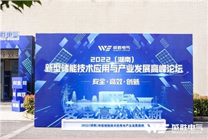 “2022（湖南）新型儲(chǔ)能技術(shù)應(yīng)用與產(chǎn)業(yè)發(fā)展高峰論壇”圓滿召開