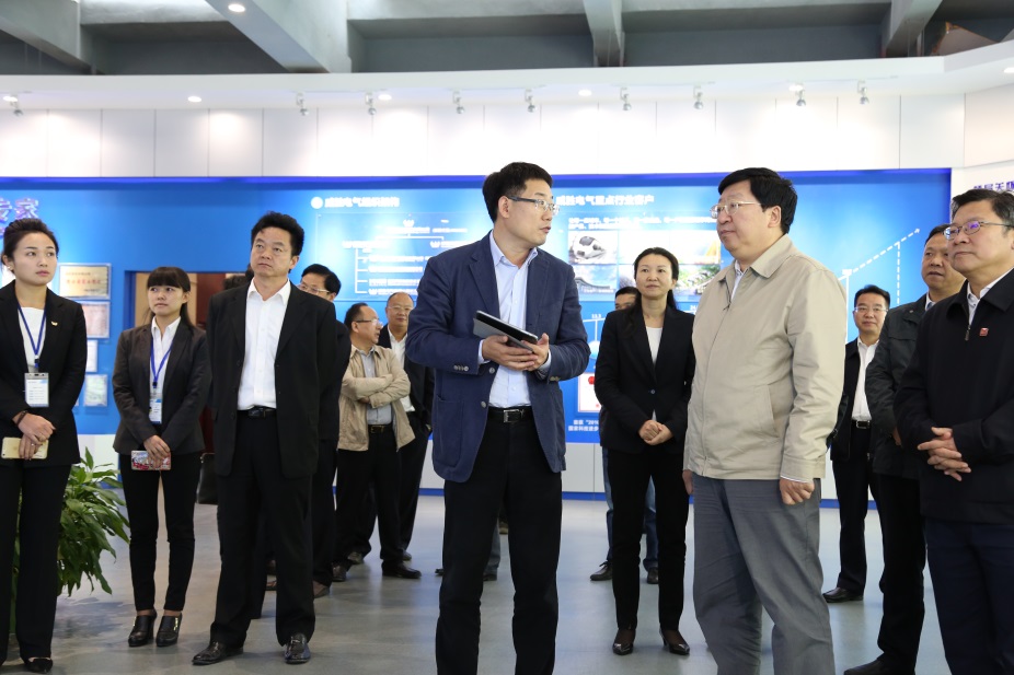 湖南省委常委、省人民政府常務(wù)副省長陳向群一行蒞臨威勝電氣產(chǎn)業(yè)園